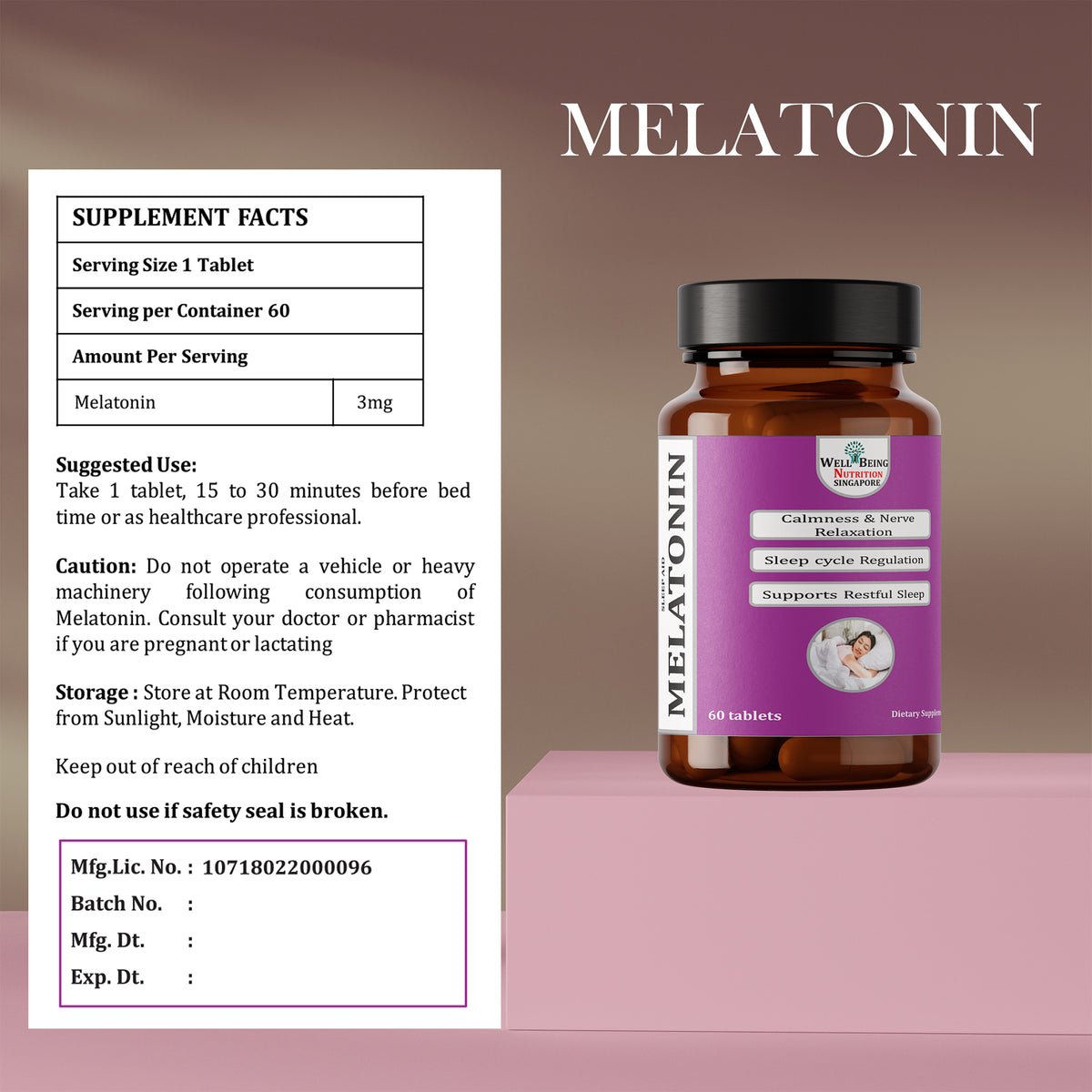MELATONIN 3MG