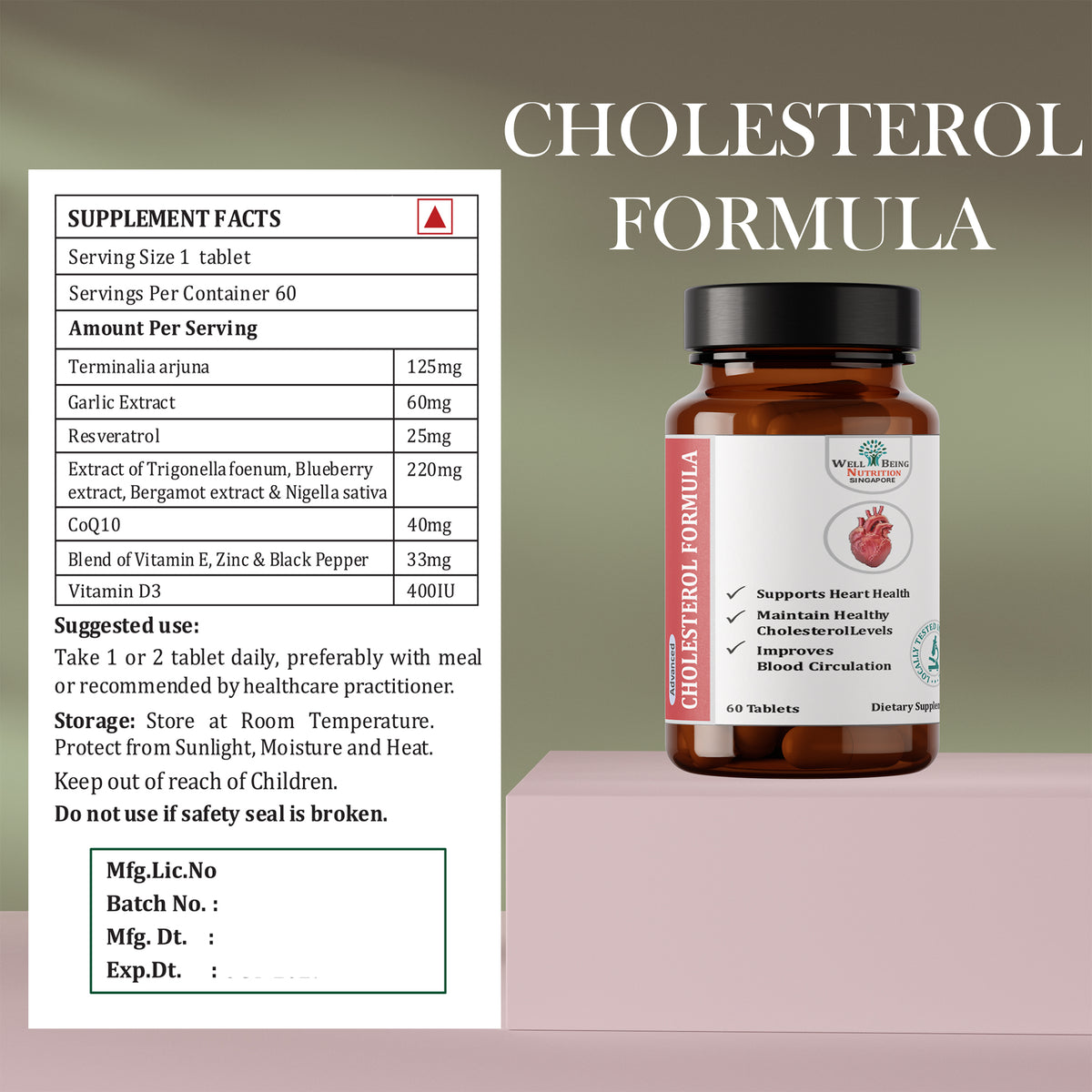 CHOLESTEROL FORMULA